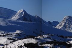 07G Simpson Ridge and Indian Peak From Top Of Strawberry Chair At Banff Sunshine Ski Area